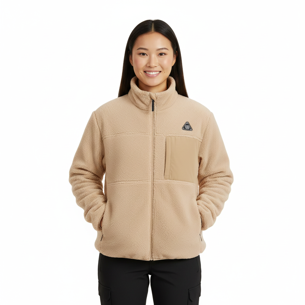 Polaire chauffante unisexe zippé