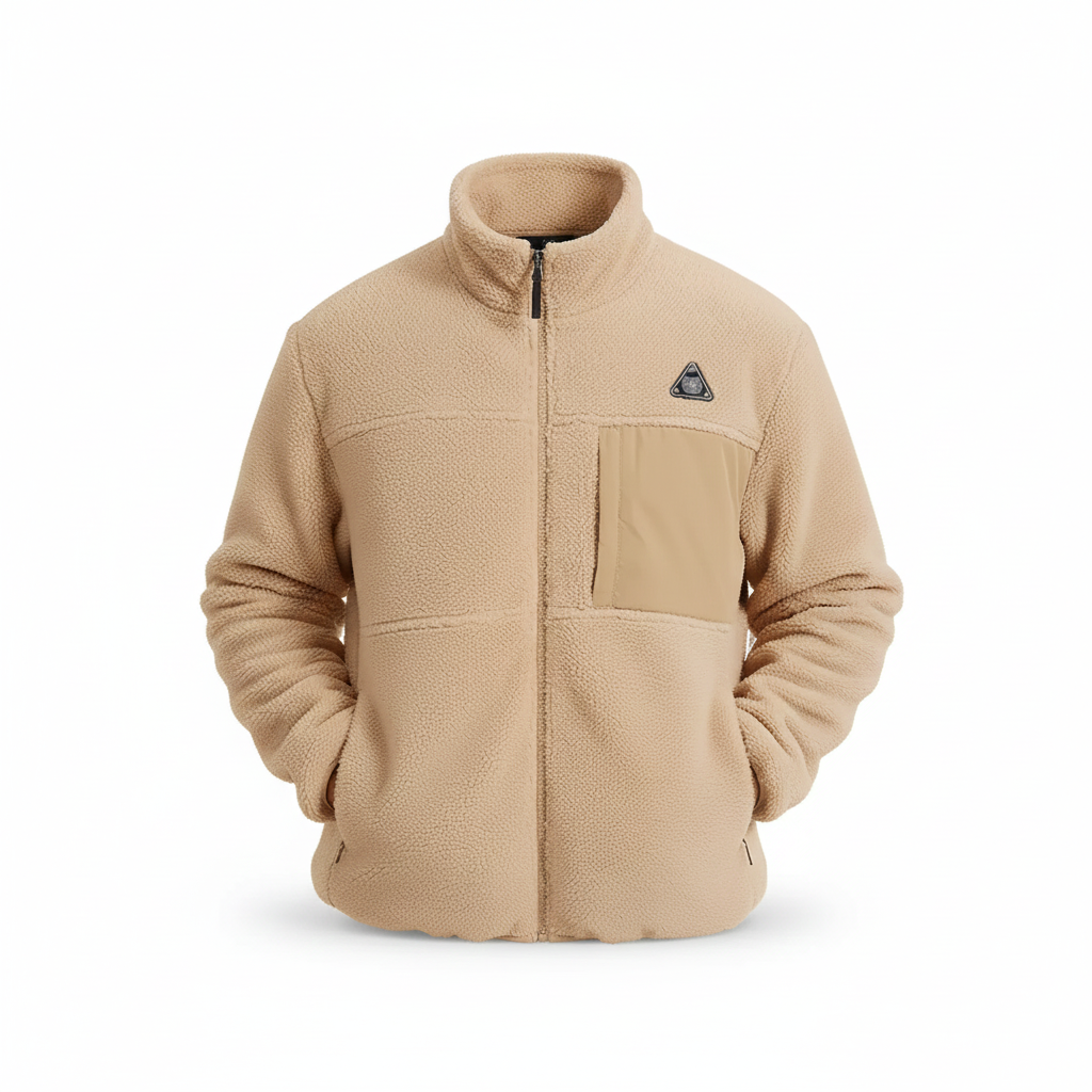 Polaire chauffante unisexe zippé