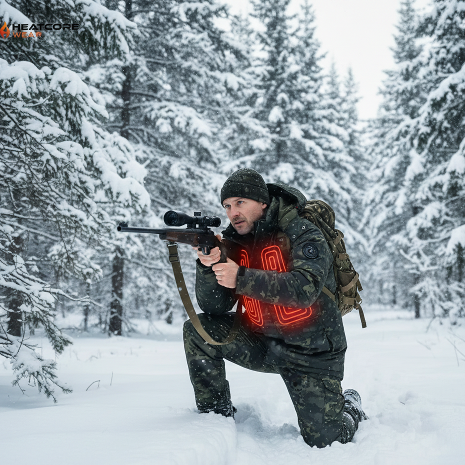 Veste Chauffante Camouflage Homme