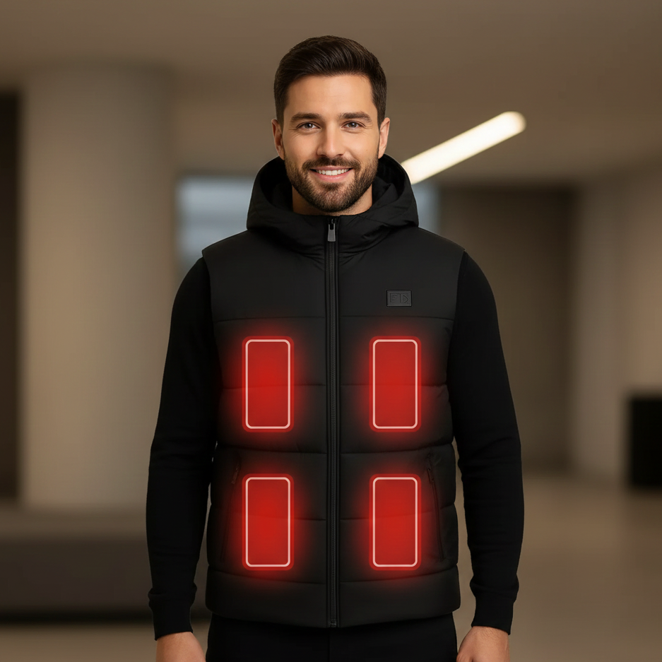 Veste Chauffante sans manches Homme
