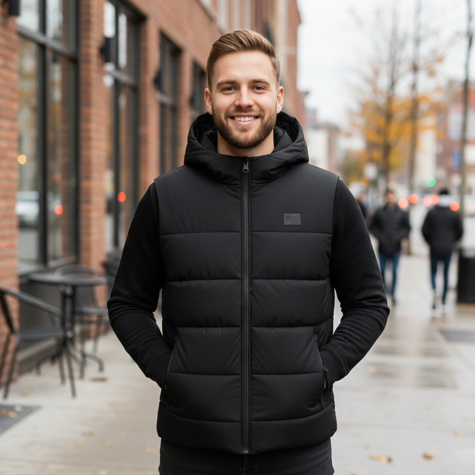 Veste Chauffante sans manches Homme